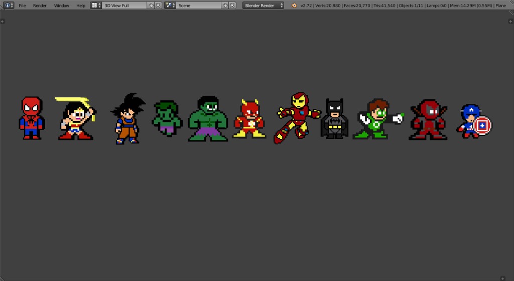 Pixel DC and Marvel Superheros preview image 2